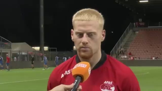 Mexx Meerdink tijdens een eerder interview bij AZ