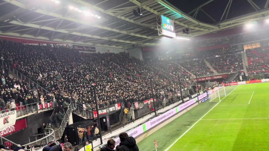 Tribunes van het AFAS Stadion tijdens een eerdere wedstrijd.