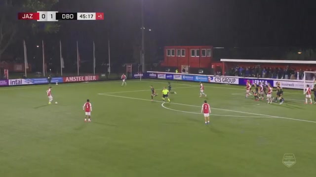 Wedstrijdbeeld van Jong AZ tegen FC Den Bosch