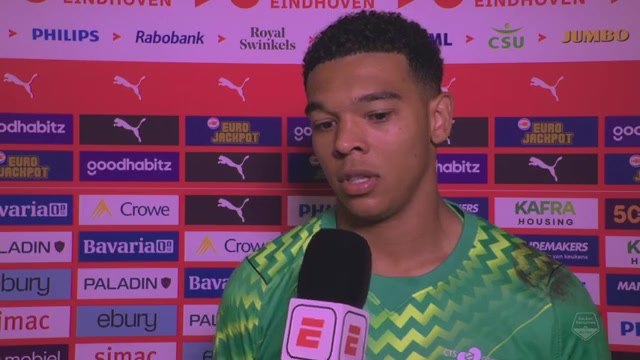 Rome-Jayden Owusu-Oduro tijdens een interview