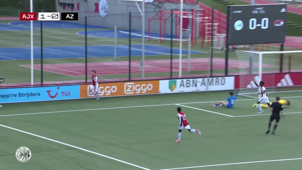 Archiefbeeld van Ajax Onder 15 tegen AZ Onder 15