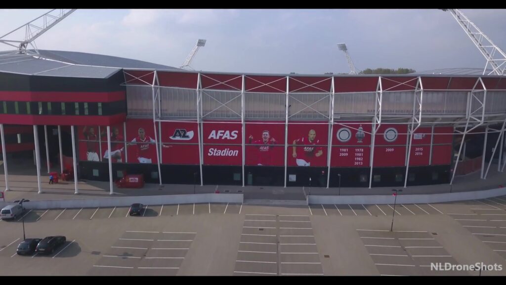 Buitenkant van het AFAS Stadion, archiefbeeld