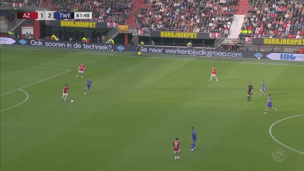 Een eerdere wedstrijd tussen AZ en FC Twente
