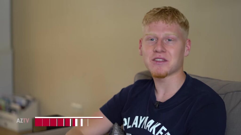 Mexx Meerdink tijdens een ouder interview met AZ Media
