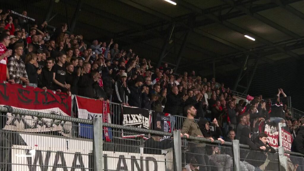 AZ-supporters bij een eerdere Europese wedstrijd